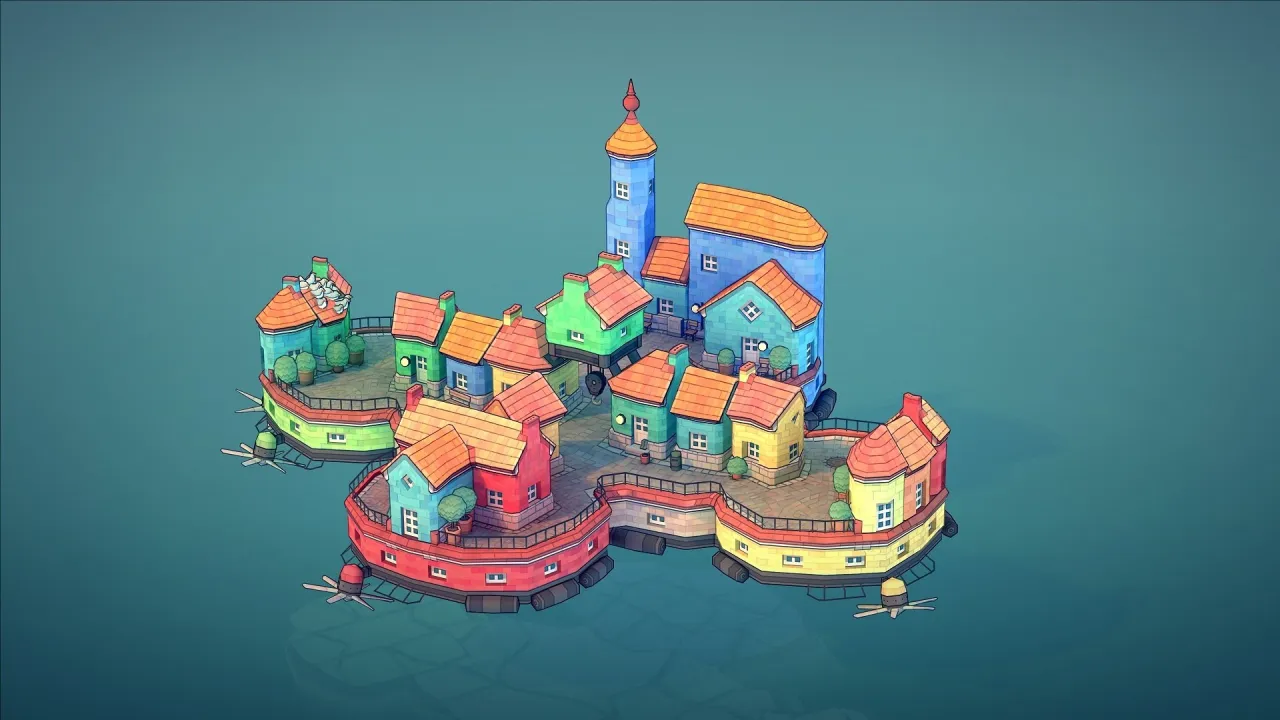 Townscaper — кадр 1