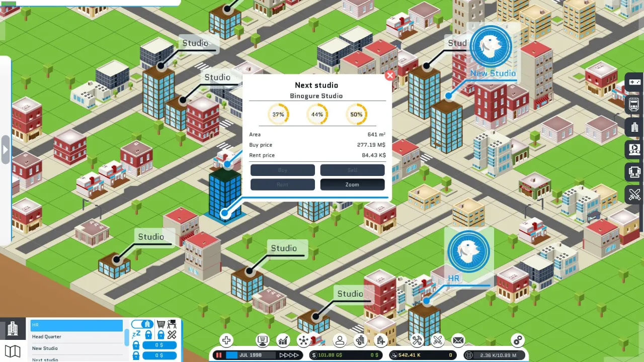 City Game Studio: a tycoon about game — кадр 1
