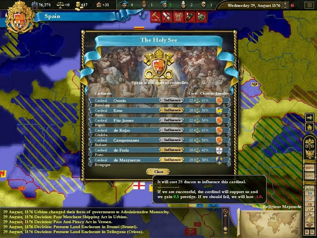 Europa Universalis III — кадр 2