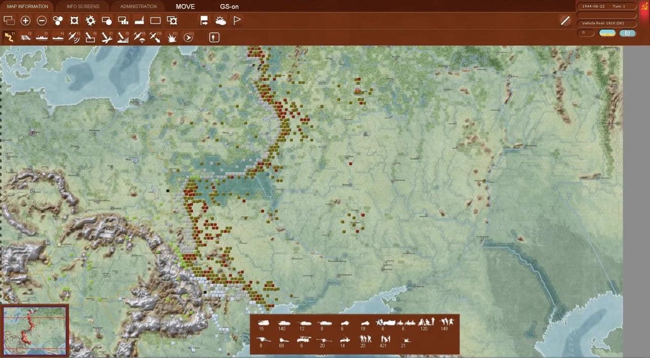 Gary Grigsby's War in the East — кадр 1