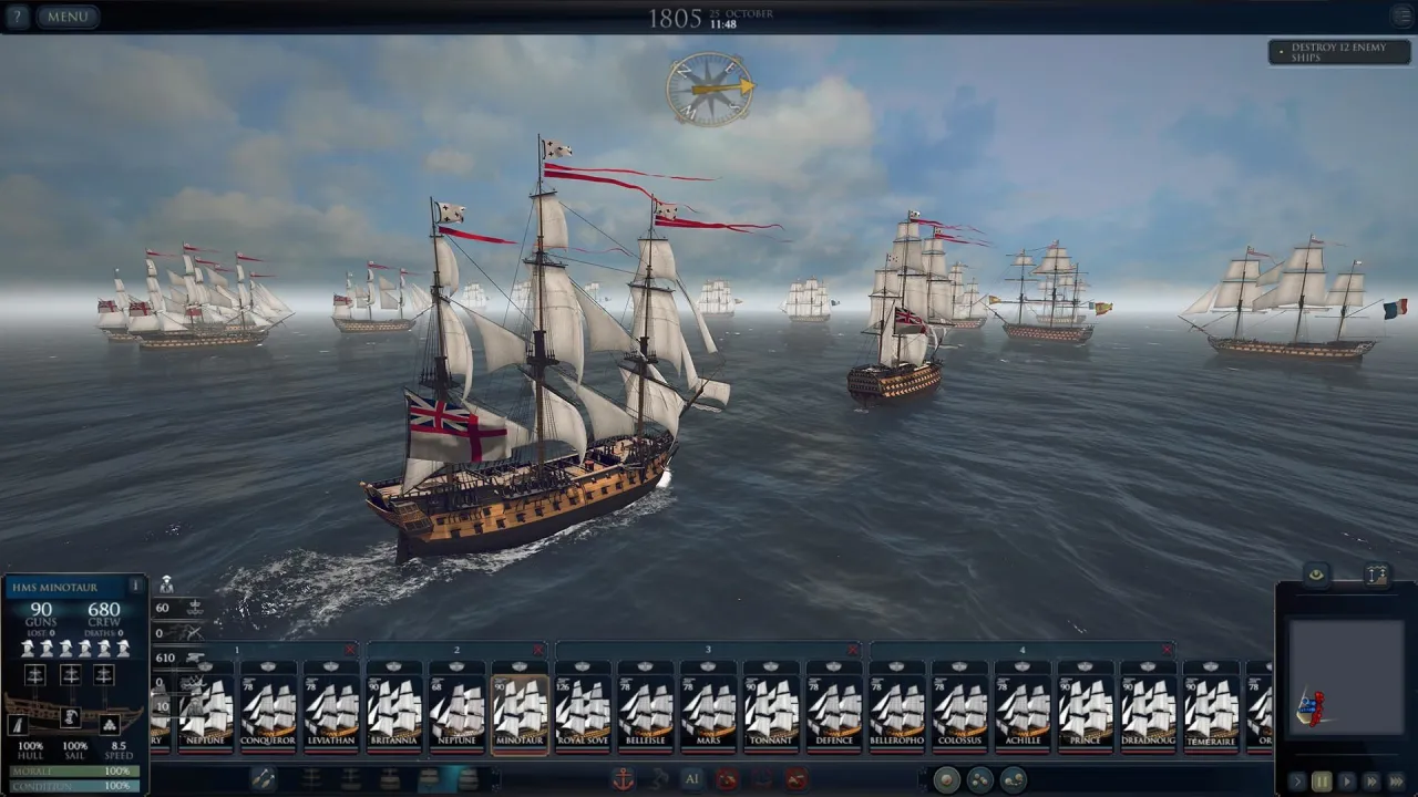 Ultimate Admiral: Age of Sail — кадр 1