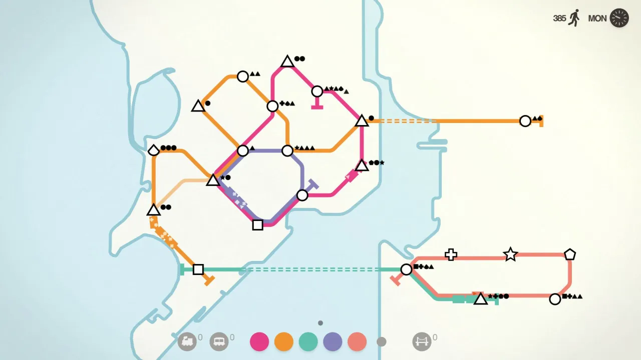 Mini Metro — кадр 1