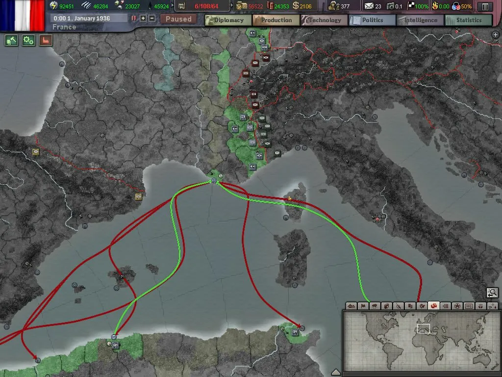 Hearts of Iron III — кадр 1