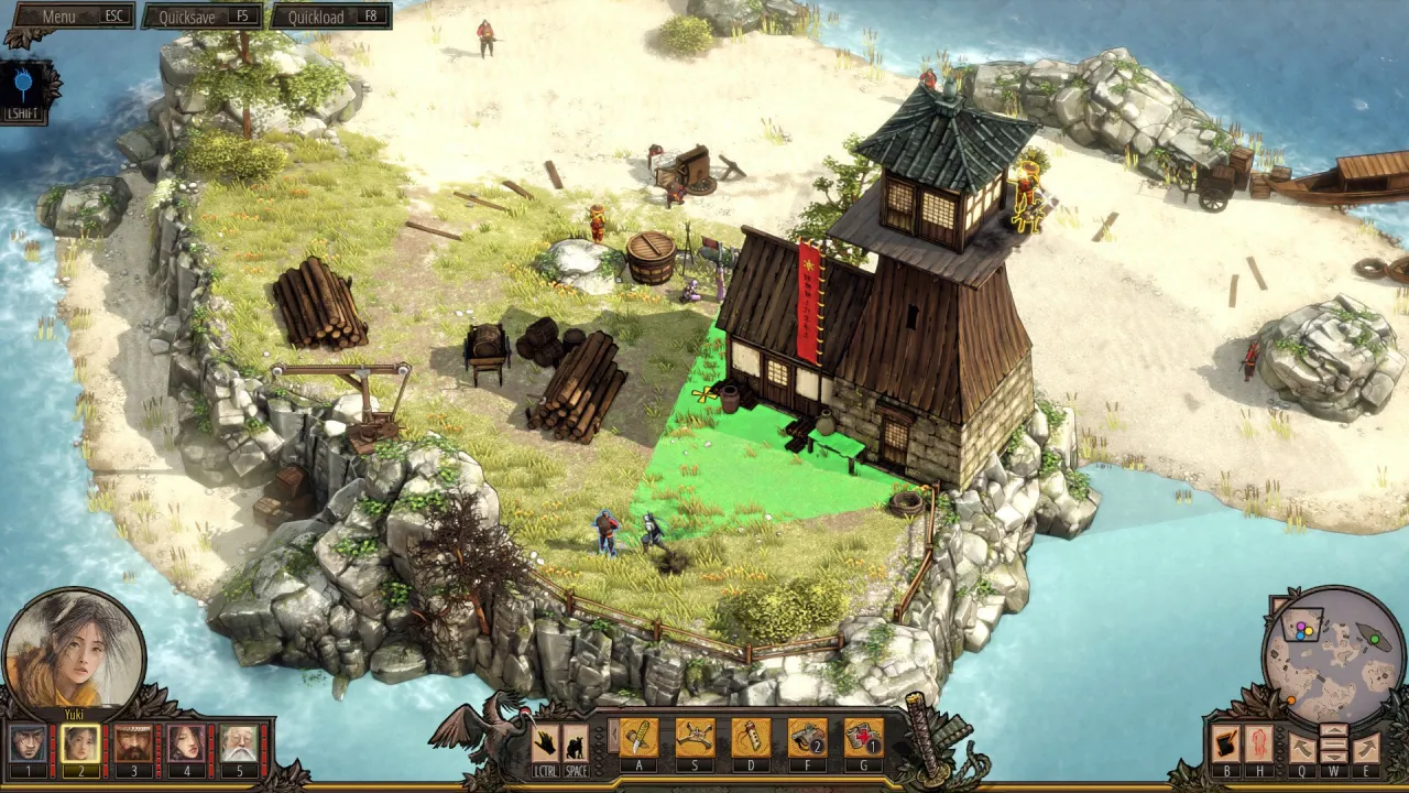 Shadow Tactics: Blades of the Shogun - Aiko's Choice — кадр 1