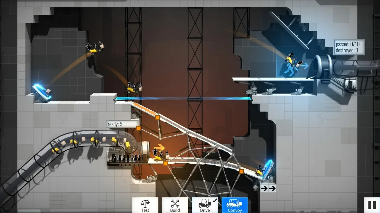 Bridge Constructor Portal — кадр 1