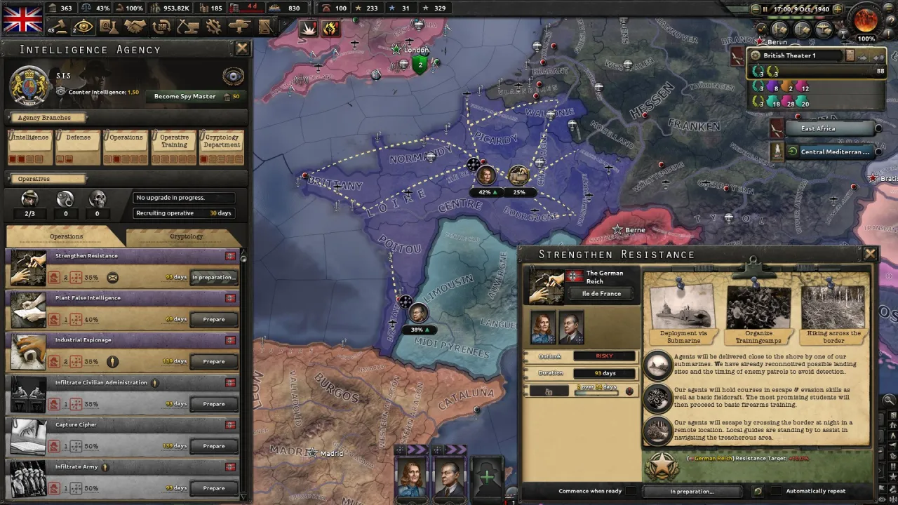 Hearts of Iron IV La Resistance — кадр 2