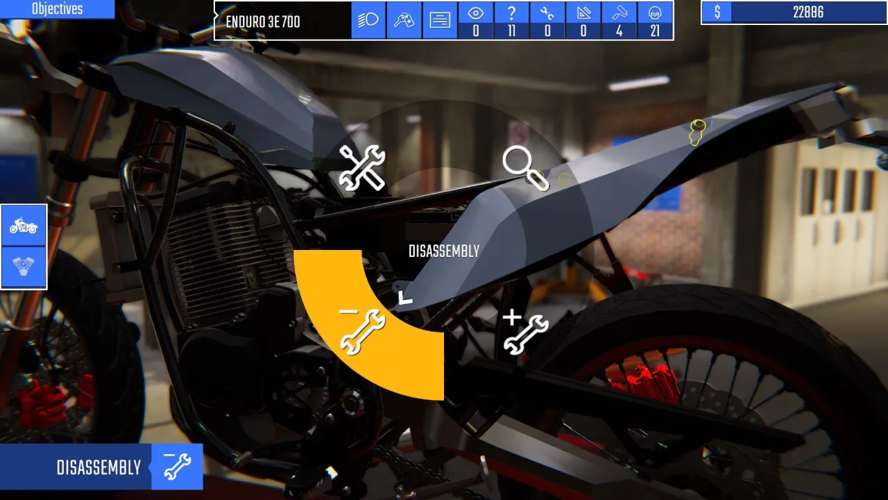 Biker Garage: Mechanic Simulator — кадр 1